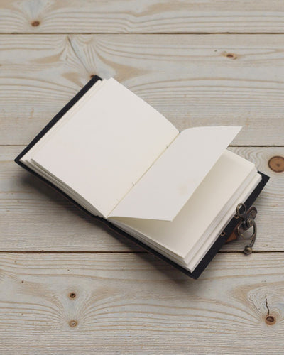 Leren bedrukt notitieboek – Geef je dromen nooit op -  17.8×12.7 cm