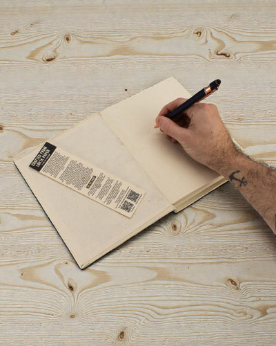 Groot Lokta-inspiratie notitieboek (21x15cm) - 45 bladen - Echt leven - inclusief bladwijzer