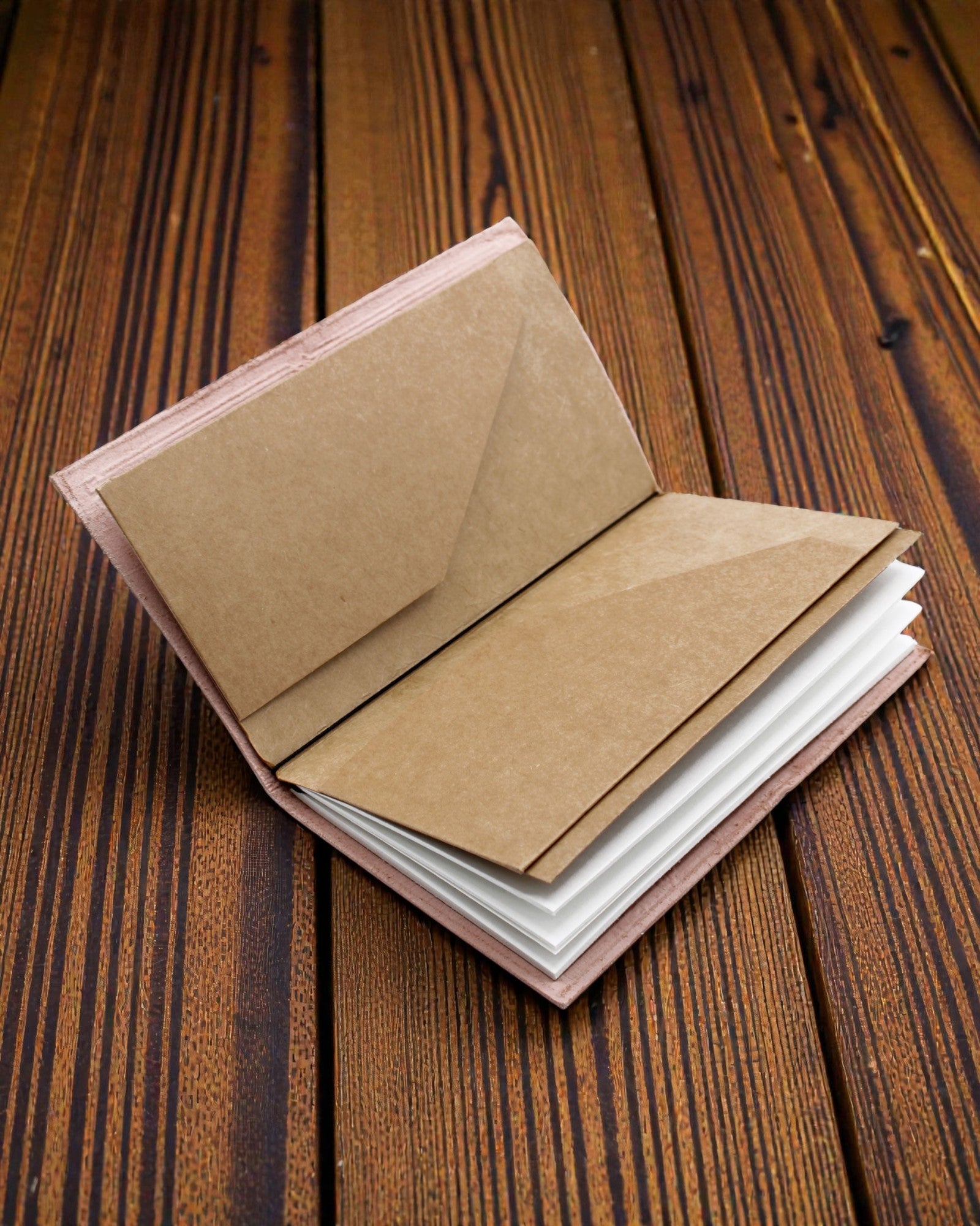 Handgemaakt leren dagboek - Goede ideeën en andere dromen - Grijs (80 pagina's)