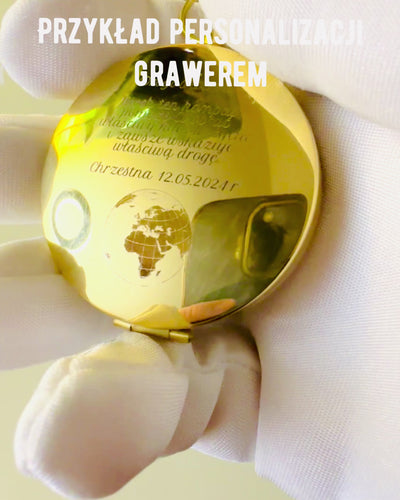 Waterdichte Messing Kompas met Gloei-effect - Onmisbaar voor Wandelen en Kamperen, personalisatie met gravure