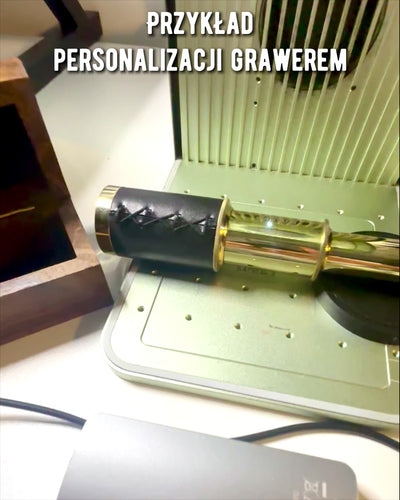 Luneta Podróżnika Raj – Handwerk - personalisatie met gravure