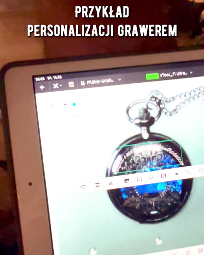 Zakhorloge "Eternum", personalisatie als cadeau met gravure