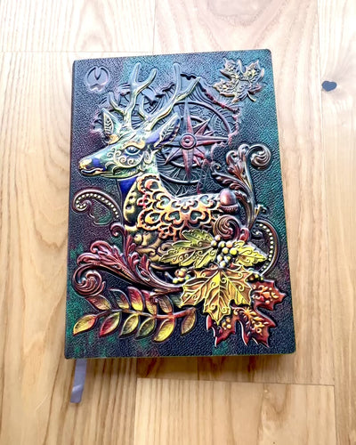 Bos Hert Notitieboek met Hertenthema, A5 - personalisatie met gravure als cadeau