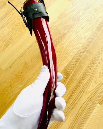 Krijgers hoornbeker - Rood - met mogelijkheid tot personalisatie met gravure