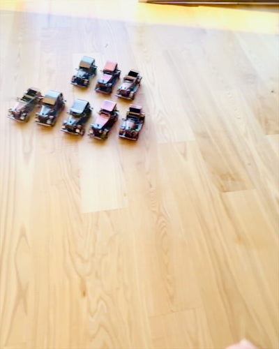 Retro Klassieke Auto, auto, van IJzer - Collectie "Vintage Drive", automodel, personalisatie met gravure als cadeau