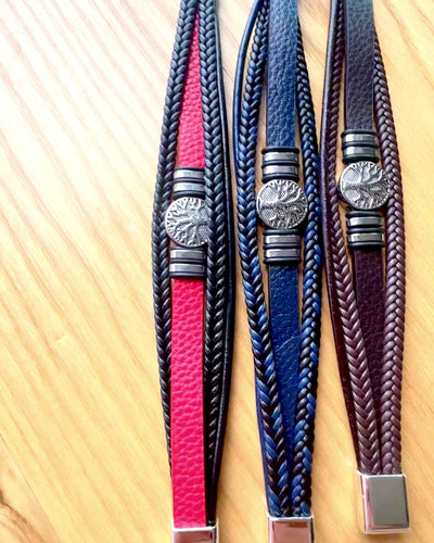 Armband "Levensboom" met personalisatiemogelijkheid als cadeau, 3 kleuropties