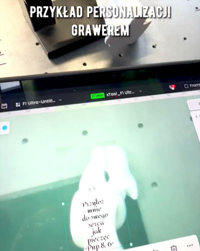 Elegante Verbinding - Kleine Decoratieve Beeldje met Gravure Optie - kleur wit