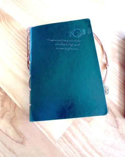 Vintage Notitieboek "Sleutel van het Verleden" - Mogelijkheid tot graveren als cadeau, notitieblok