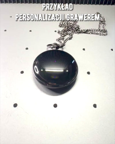 Kompas in zakhorloge-stijl "Navigator" - Kleur donker metaal