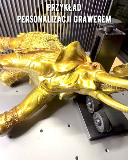 Koninklijke Olifant met Graveermogelijkheid - Elegantie en Luxe, personalisatie als cadeau