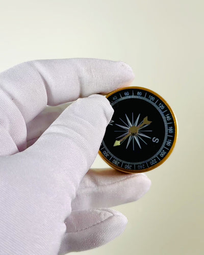 Compact Navigatiekompas met Metalen Afwerking – Onmisbaar voor Elke Reiziger, met Gravure