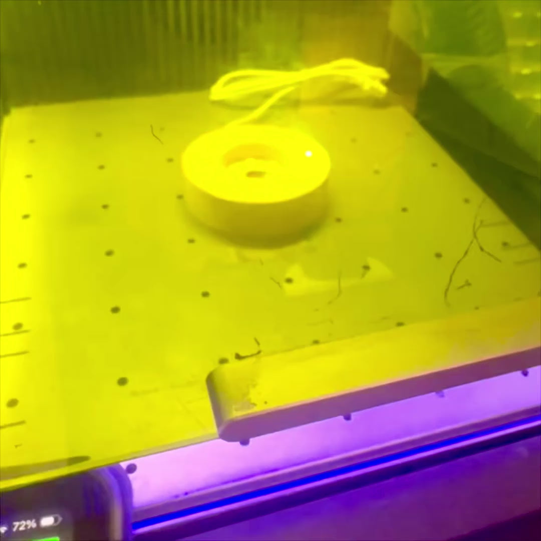 Glazen 3D-bol Maan met gravure