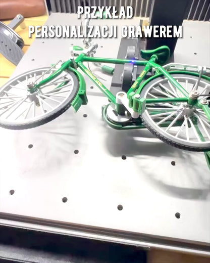 Model van de fiets "Retro Classic" - Miniatuur met Gravure, ideaal als cadeau