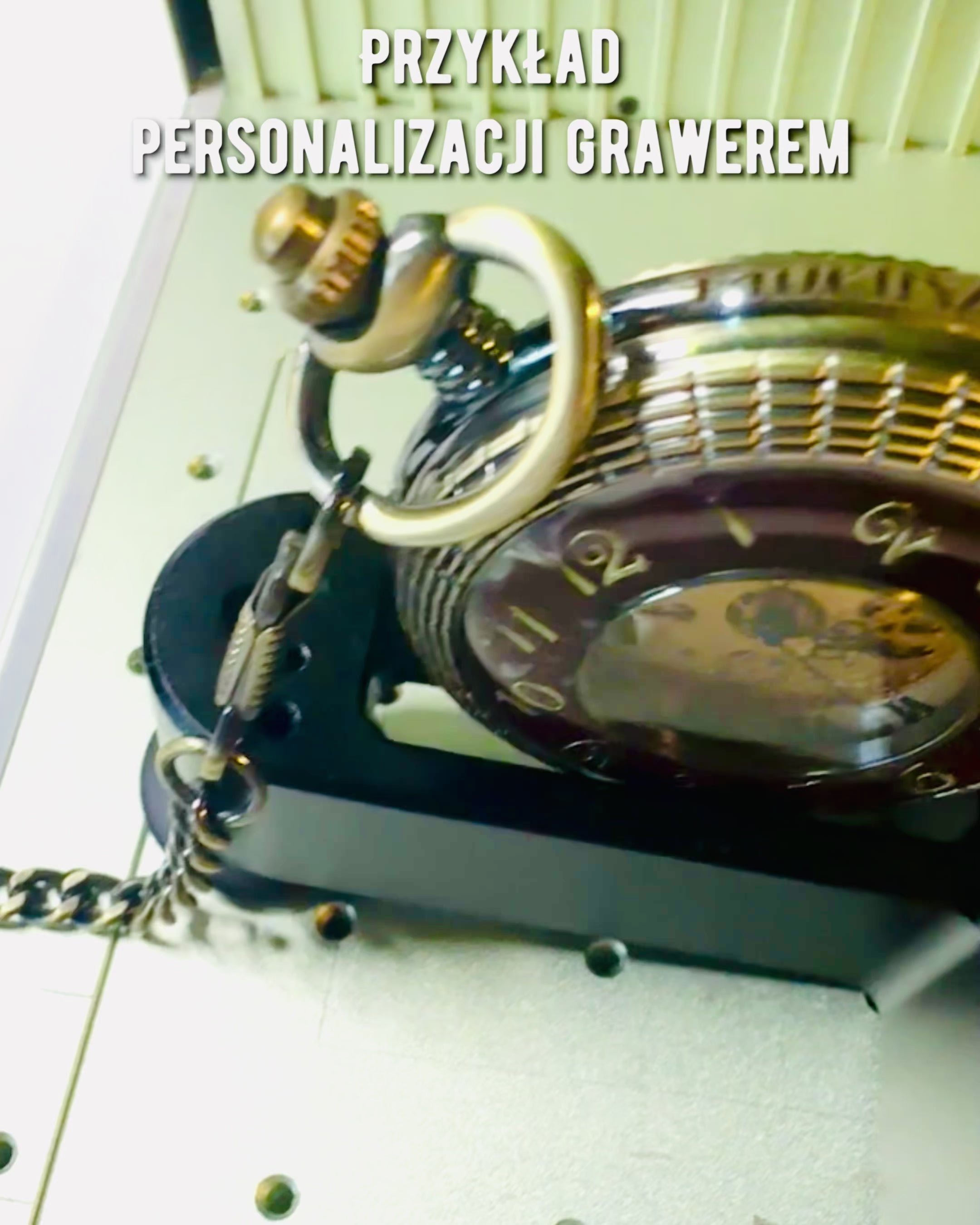 Zakhorloge met zichtbaar mechanisme – personalisatieoptie door graveren