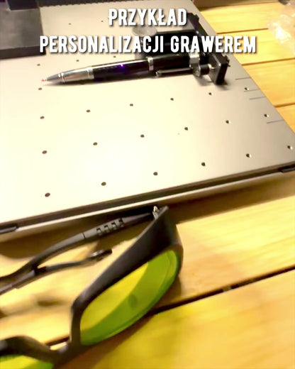Elegante pen "Majestic" met personalisatiemogelijkheid als cadeau, 2 kleuropties om uit te kiezen