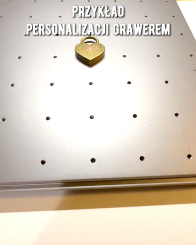 Liefdes Mini Hangsloten Hart DeLuxe, Set van 2 hangsloten met sleutels, 6 varianten om uit te kiezen, mogelijkheid tot personalisatie met gravure als cadeau