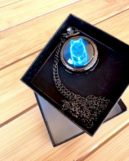 Kieszonkhorloge Lunar Wolf – Maanwolf Klok, mogelijkheid tot personalisatie met gravure als cadeau