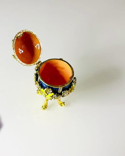 Sieradendoos 'Keizerlijk Ei' Faberge – Vintage Stijl, Decoratieve Accessoirehouder