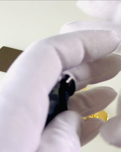 Ketting met Dog Tag "Drie Tintjes Stijl" - Identiteitsplaatje - Elegante Hanger van Roestvrij Staal met Gravure Optie