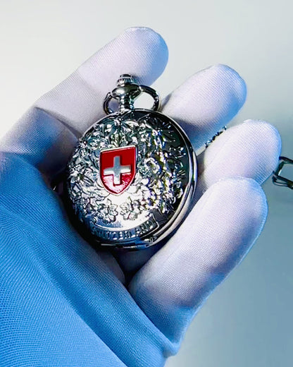 Zakhorloge "Heritage Helvetia" met Graveermogelijkheid