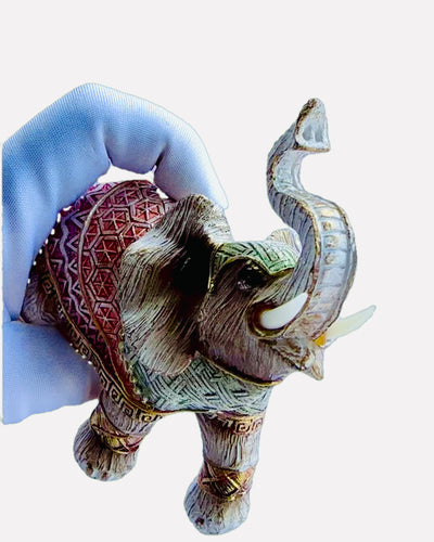Słoniowa Stróżka – Decoratieve Olifant van Hars met Gravureoptie