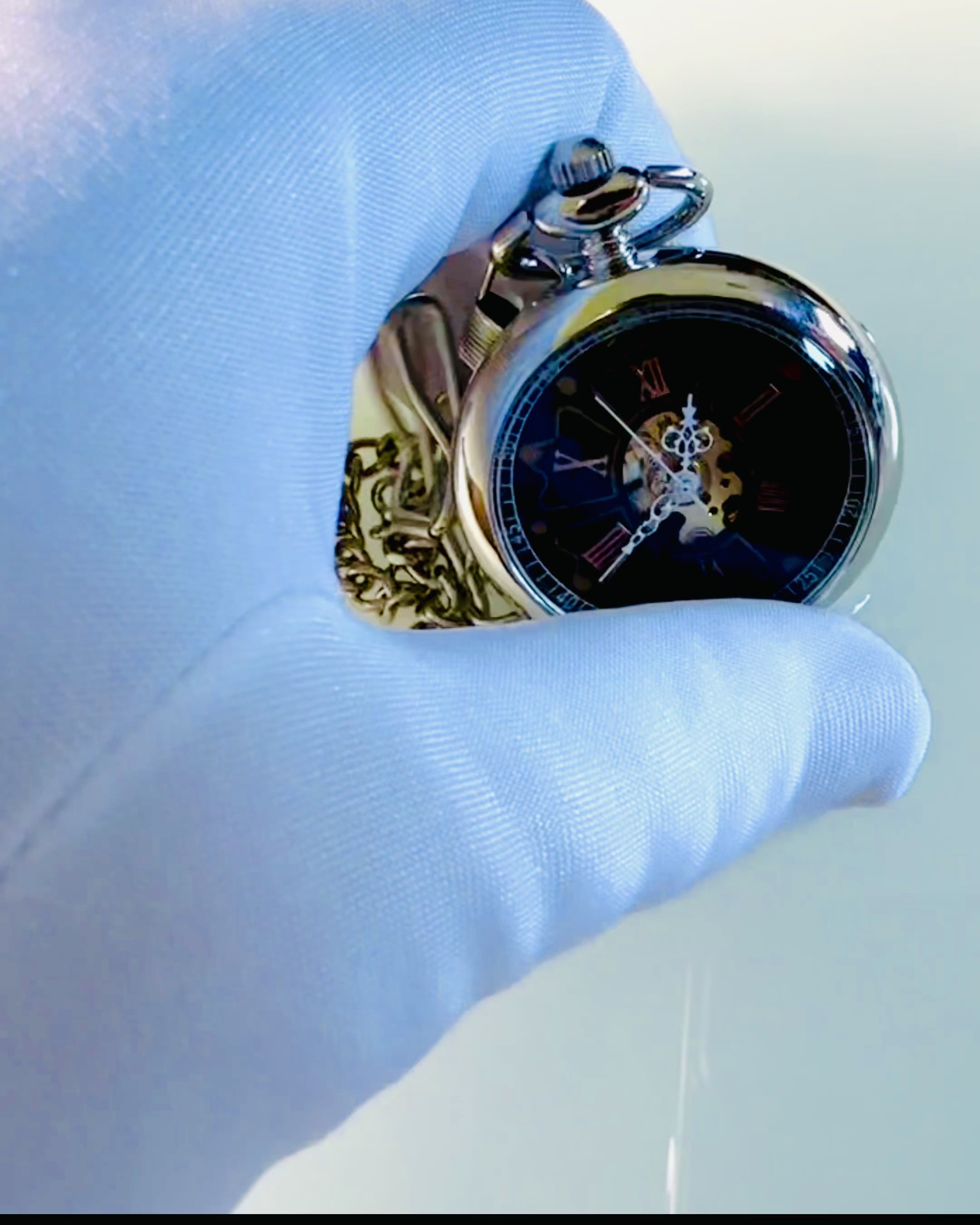 Vintage Zakhorloge met Graveermogelijkheid