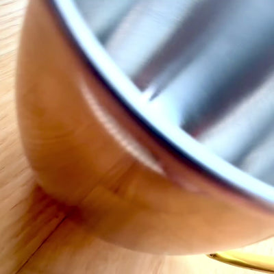 Koperkleurige mok van roestvrij staal 304 500ml met mogelijkheid tot personalisatie met gravure - ideaal als cadeau - hoogte 13,5 cm, koperkleur, model MM7012