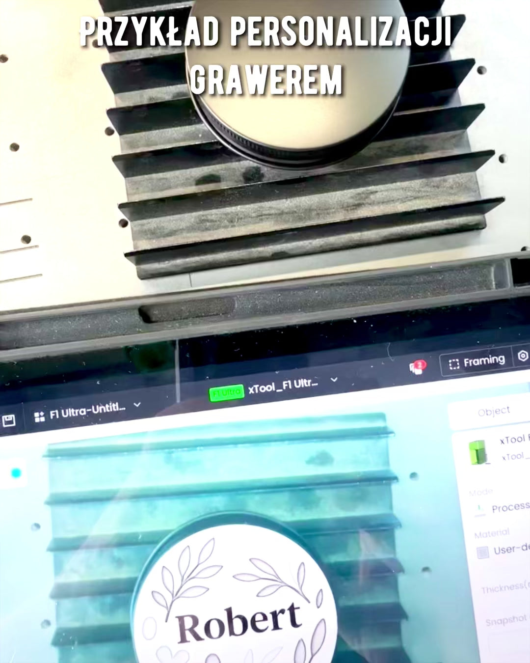 Intentionele sojakaars 250 ml met natuurlijke steen – kies uw energie: citrien of granaat, personalisatie met gravure als cadeau