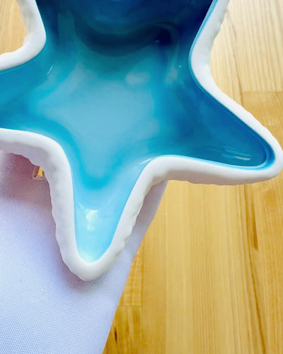 Keramische Kom "Sterrenlicht" - 14 cm breed - als cadeau, personalisatie met gravure