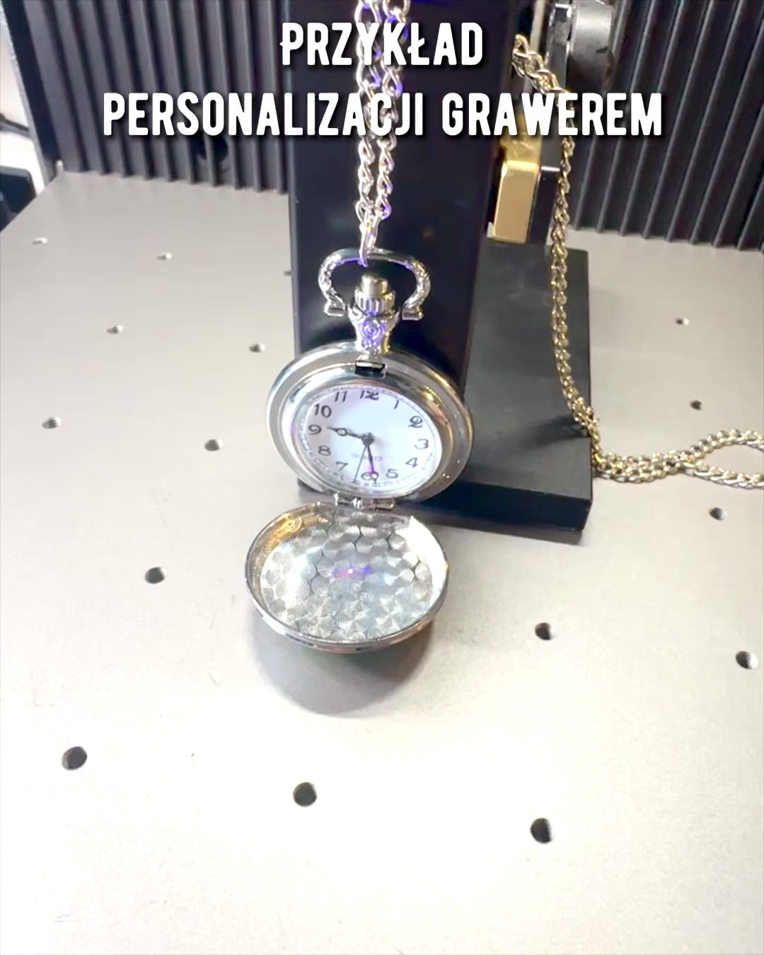 Zakhorloge "Mystieke Vos" met Graveermogelijkheid