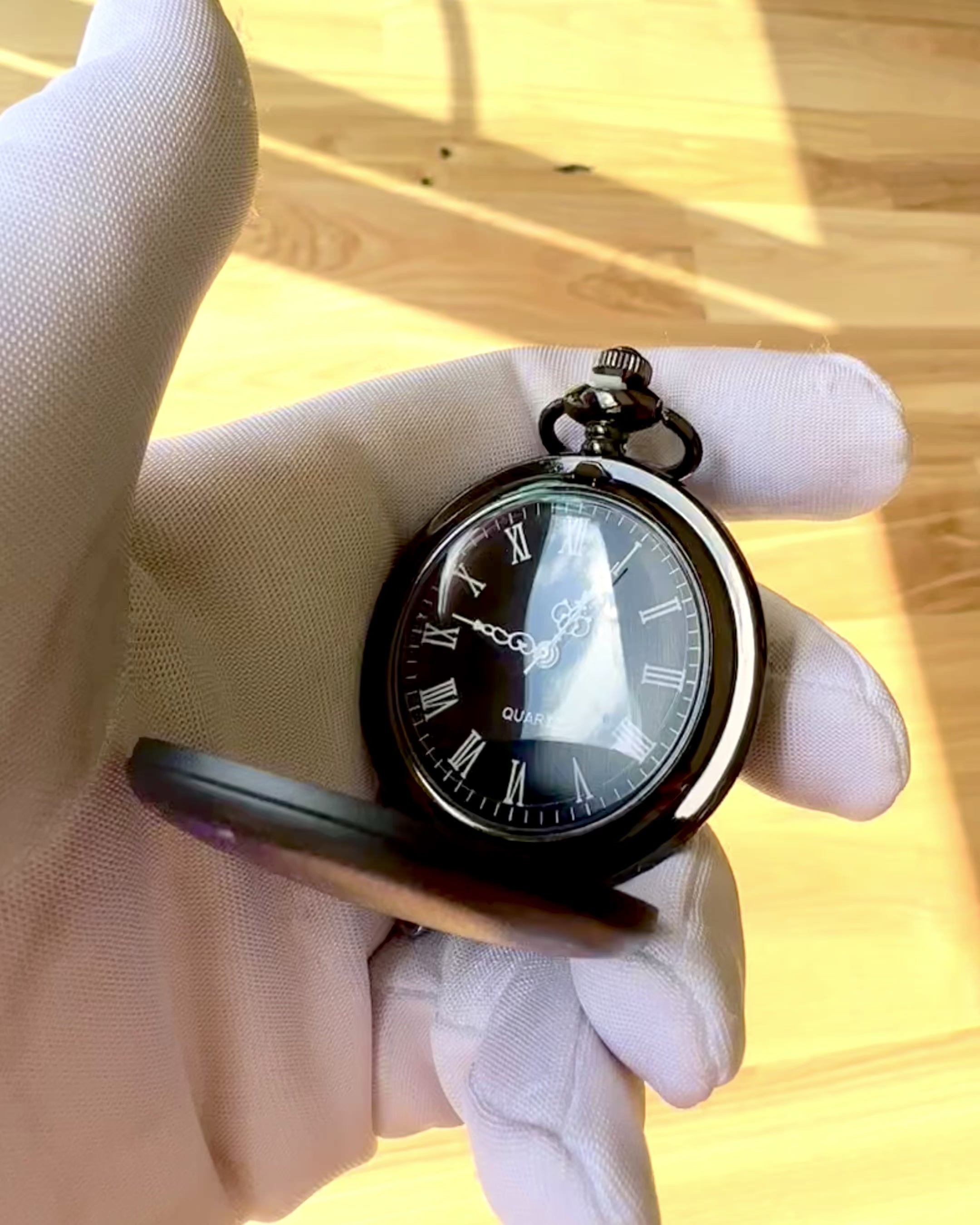 Zakhorloge "Galactic Vision" met Graveermogelijkheid, gepersonaliseerd cadeau