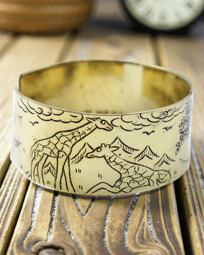 Tibetaanse messing armband Levensboom – Himalayaanse harmonie