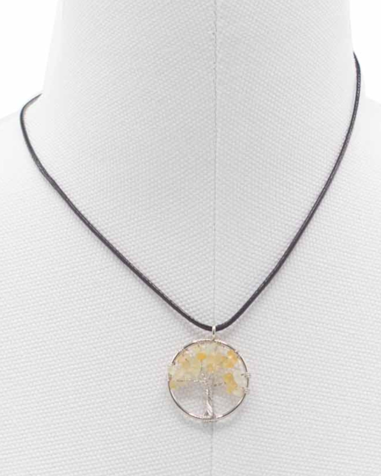 Ketting Levensboom Energie van Passie – Carneool