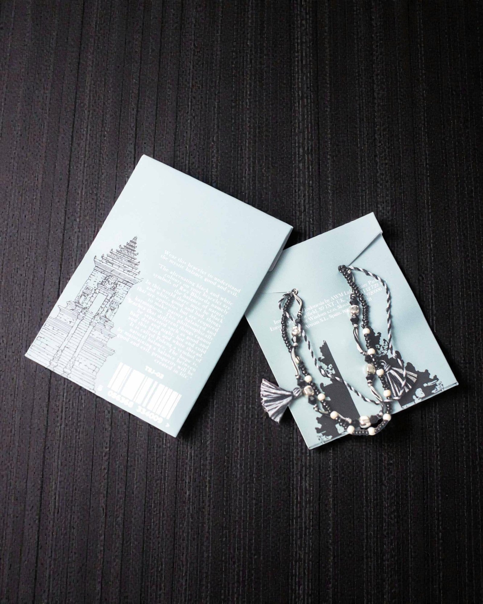 Tempel koordarmband Yin Yang – Balans van de natuur