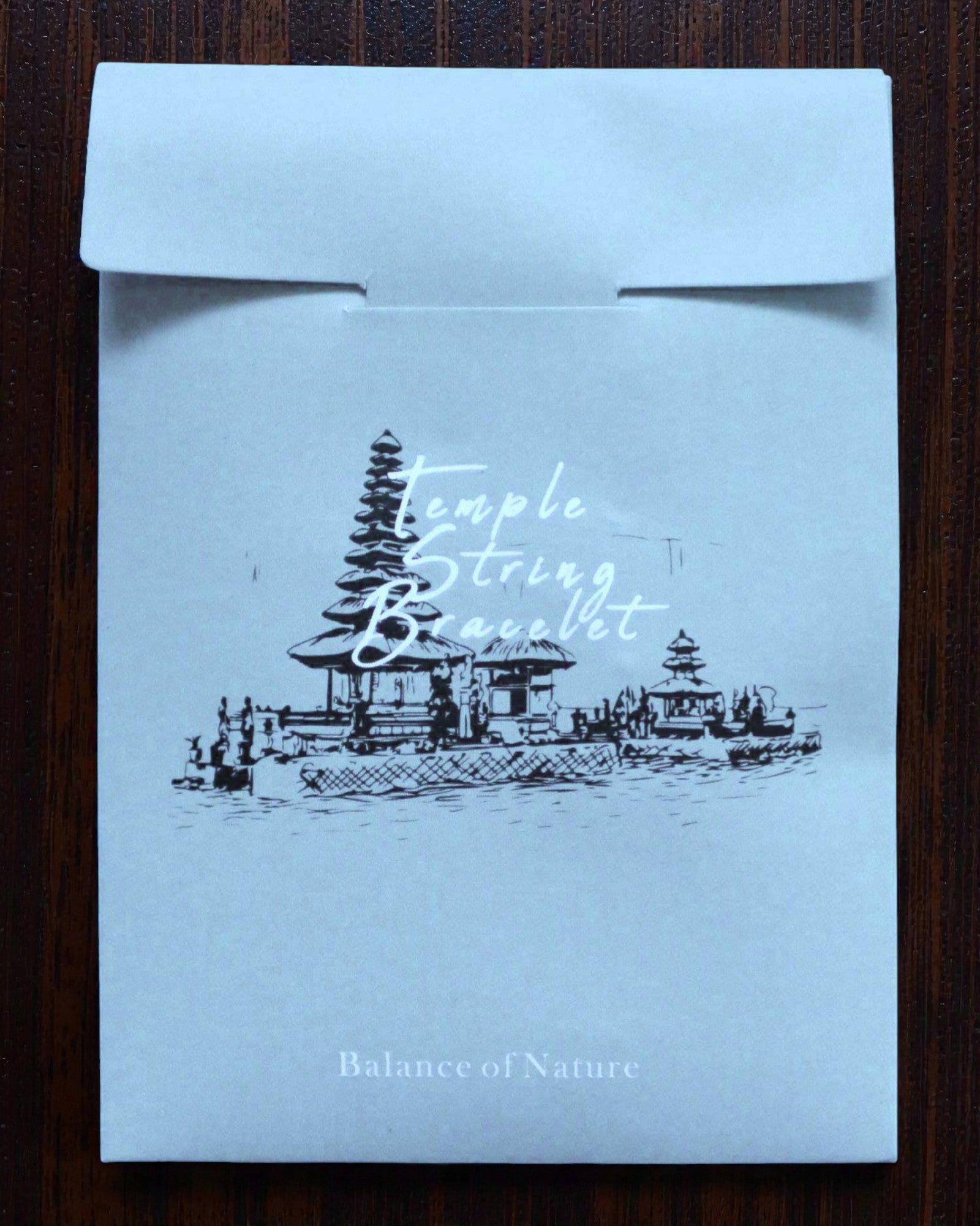 Tempel koordarmband Yin Yang – Balans van de natuur