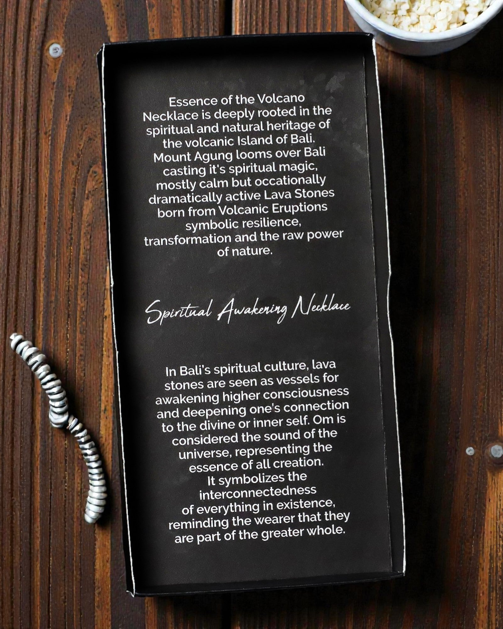 Ketting Essentie van de Vulkaan – Spiritueel Ontwaken