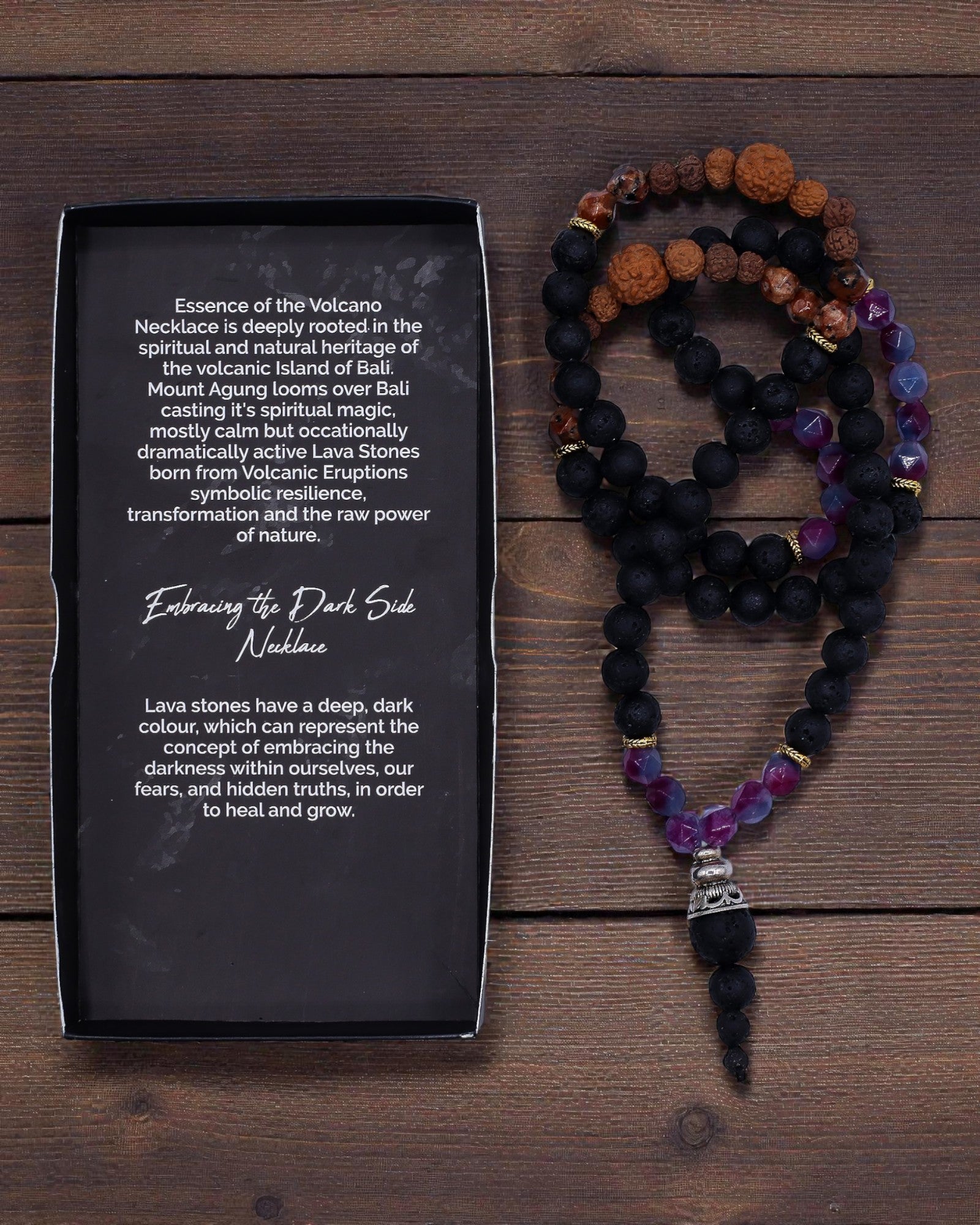 Ketting Essentie van de Vulkaan – De Donkere Kant Omarmen
