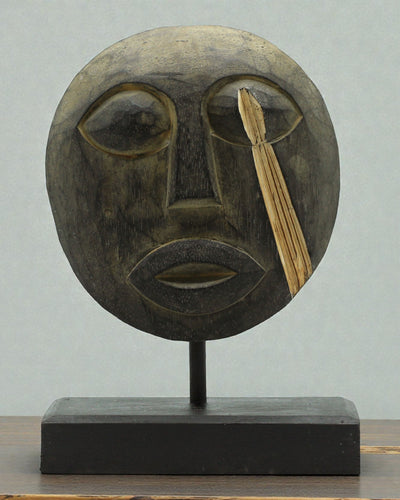 Timorees Masker Voorouderlijke Wachter 27x20 cm – Antiek